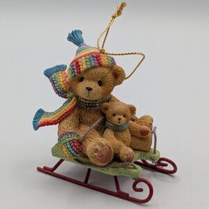 Cherished Teddies Joan (865141) 2001 Hanging Ornament "The Best Time of Winter"